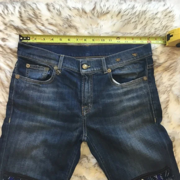 R13 Relaxed Skinny Boyfriend Jeans - Picture 10 of 16